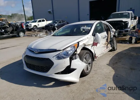 2013 Hyundai Sonata Hybrid из США, поврежденный, VIN KMHEC4A43DA090407